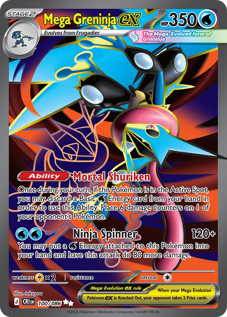 Greninja Pokemon Card